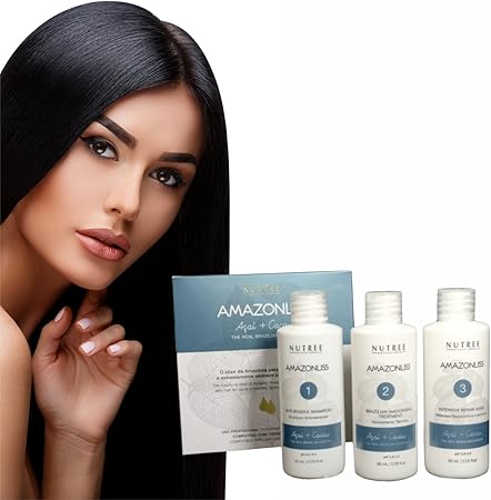 Amazon Nutree Professional Amazonlissブラジルケラチンヘアストレート スムージングトリートメントキット 60ml Nutree Professional ヘアトリートメント 通販