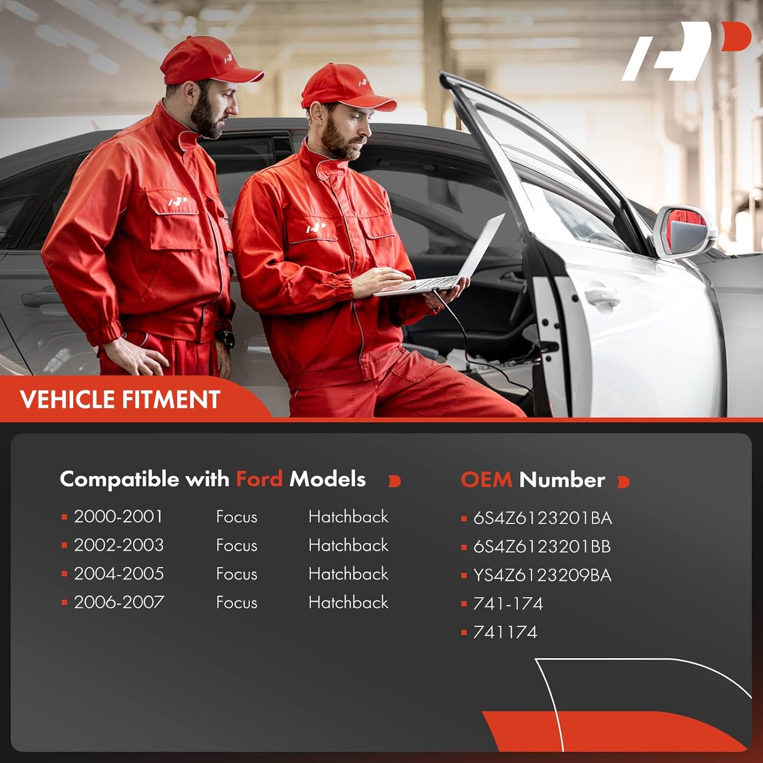 A-Premium Power Electric Window Regulator with Motor Compatible with Ford Focus 2000-2007 Front Left Driver Side