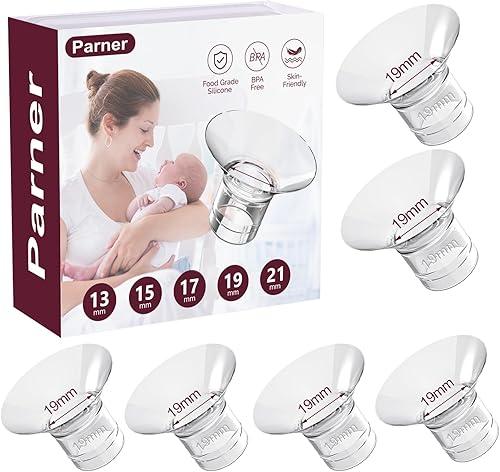 Insertos de brida de 0.748 in para Momcozy S9S9proS10S12S12proMedelaTsreteSpectraBellabababy, etc. Extractor de leche portátil de 0.945 in, reduce