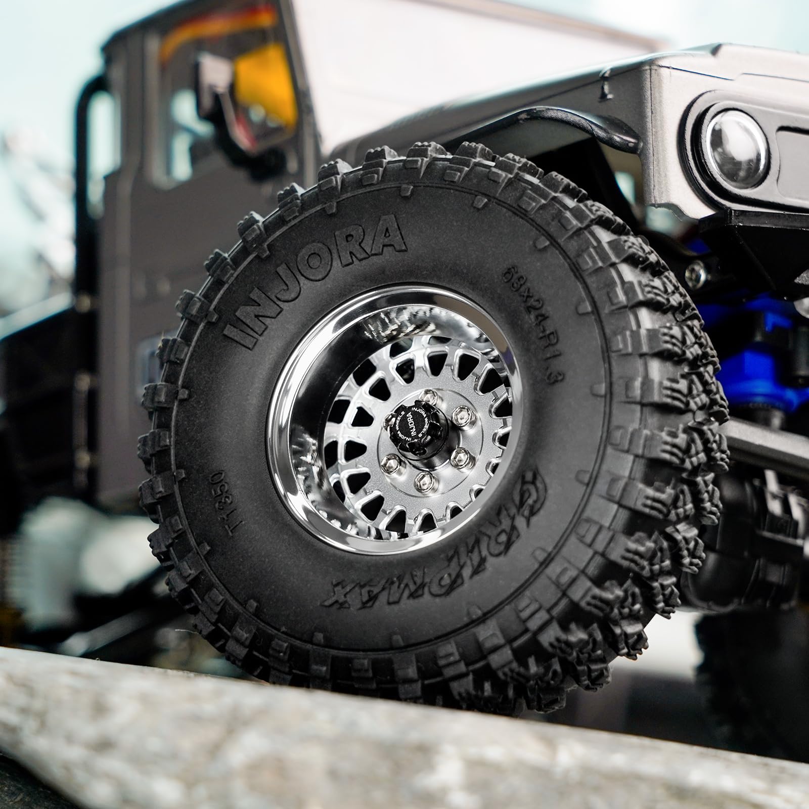 INJORA 1.3" ModuWheel -4.05mm Offset Roues pour 1/18/24 Crawler