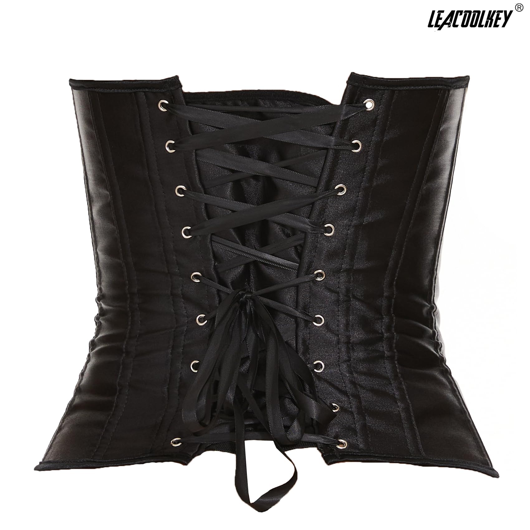 LEACOOLKEY Corset gothique pour femme - Taille XS à XXL