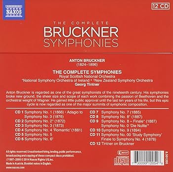 クラシック Anton Bruckner: Complete Symphonies 18CD Amazon.co.jp: COMPLETE SYMPHONIES: ミュージック