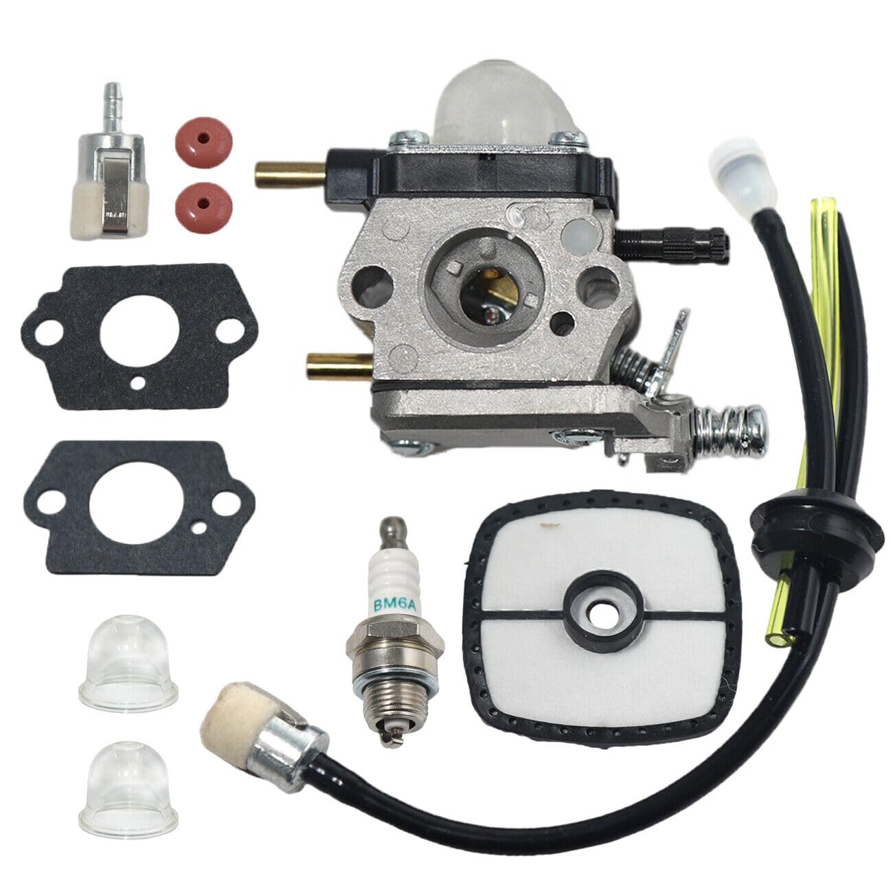 Replace Tool Spare Part for Machines for Mantis Tiller 7222 7225 SV-5C/2 C1U-K82 Carburetor W/Maintenance Kit (#US-20072024-09861)