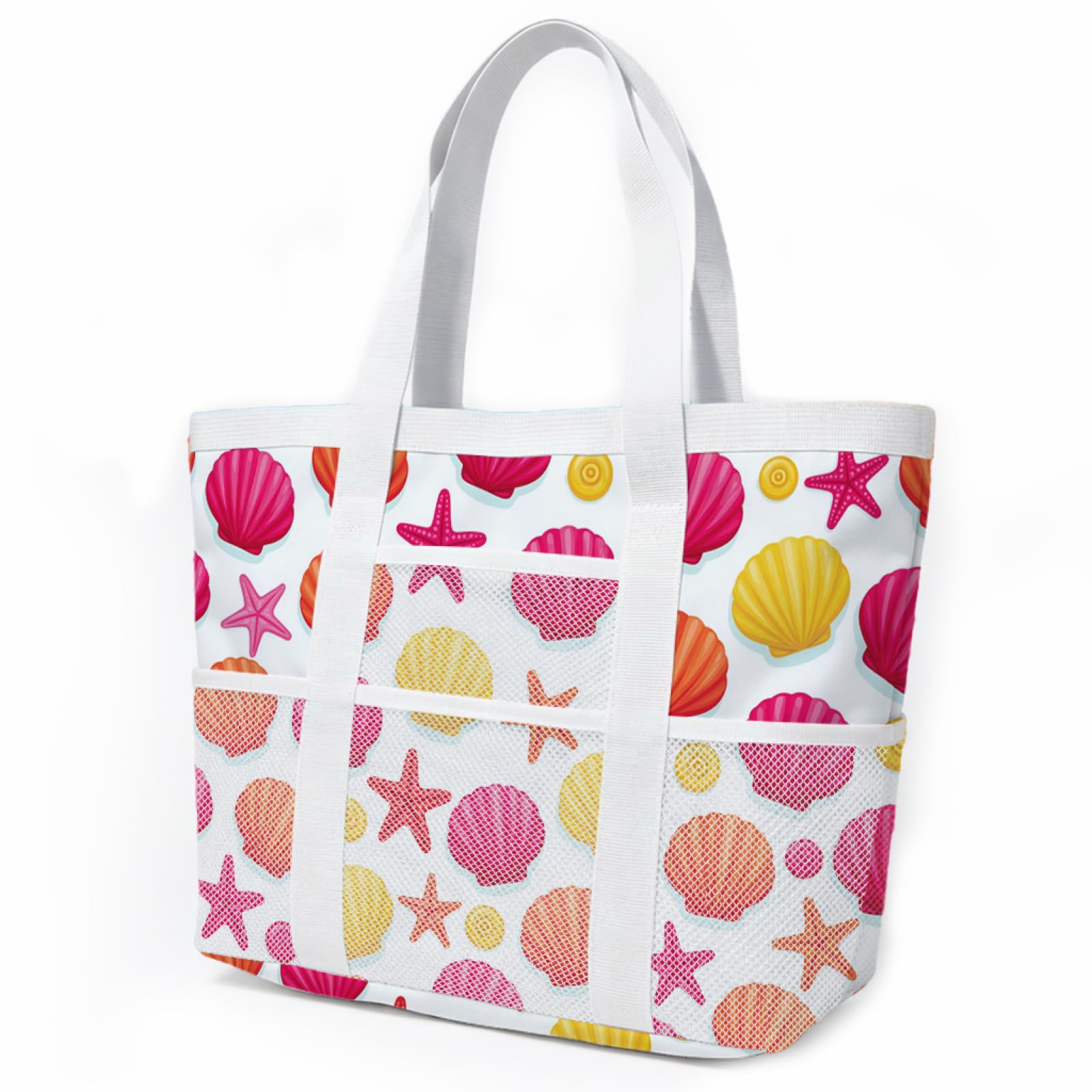 Bolso Playa Mujer Tote Bag Bolsa Playa Shopper Bolsa de Viaje Bags For Women Ligero Bolso Shopper Plegable Tote Bag Cremallera Resistente Natación Beach Bag
