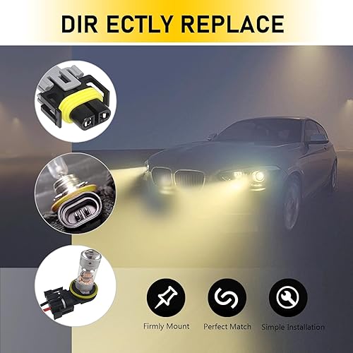 Miniatura 3 de 1 enchufe de arnés de lámpara antiniebla H11 para automóvil, conector impermeable de repuesto DJ7028Y-2.8-21, adaptador de conector de arnés hembra