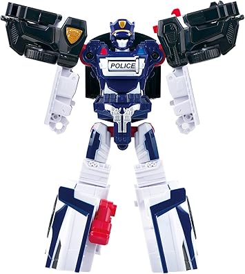 New TOBOT, TOBOT P, Youngtoys Transforming Collectible Vehicle to Robot, Heroes Animation Character Toys for Kids 3 and up Transform Toys Cars, Large Size 6-inch