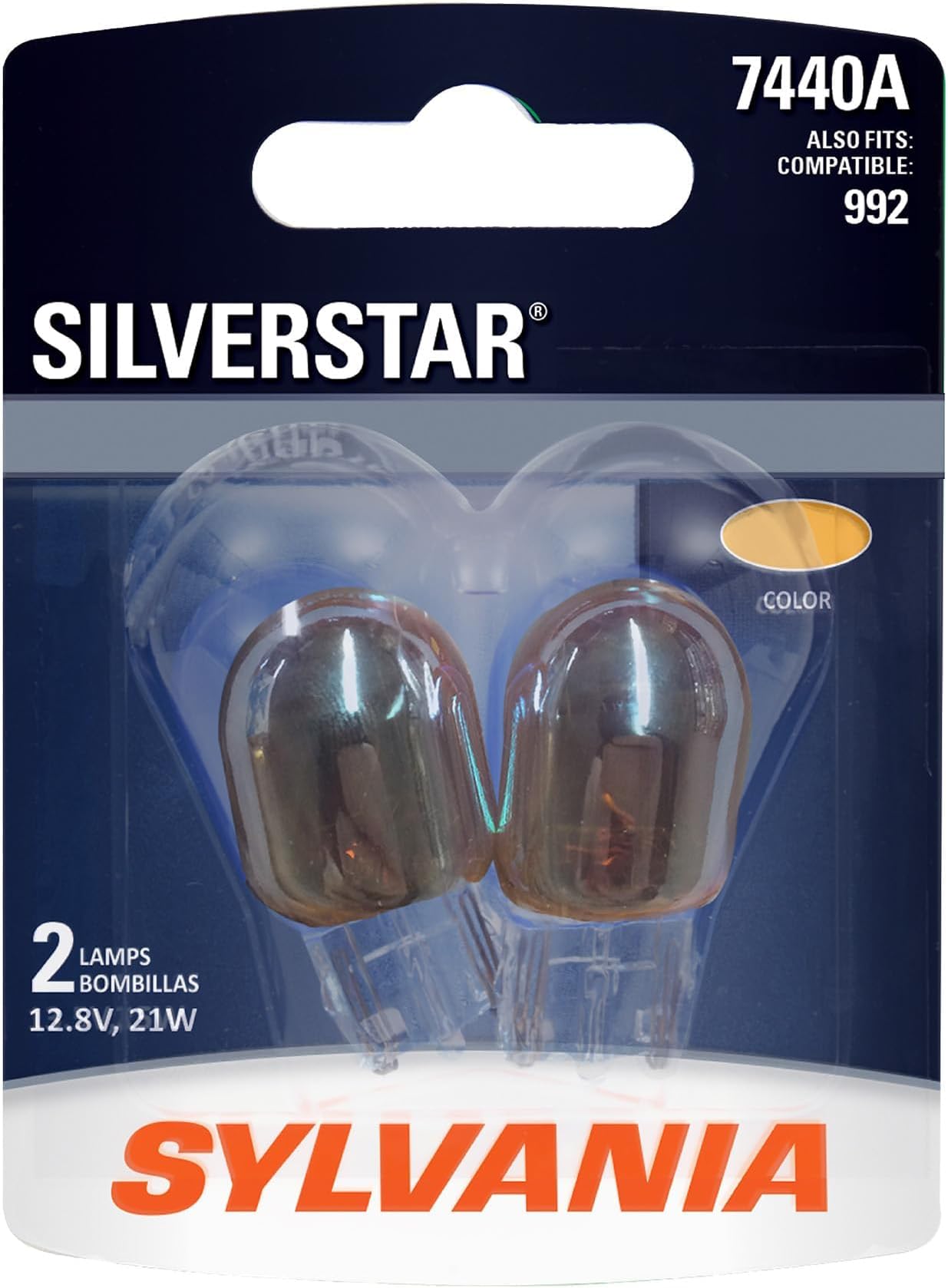 7440A SilverStar Mini Bulb (Contains 2 Bulbs)