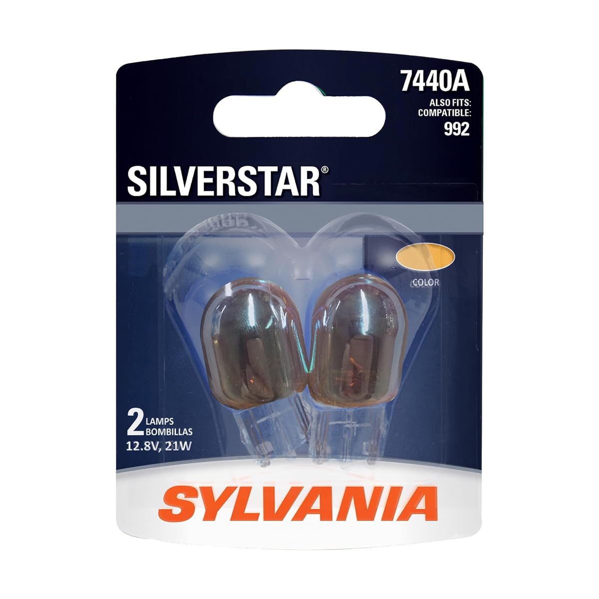 SYLVANIA - 7440A SilverStar Mini Bulb (Contains 2 Bulbs)