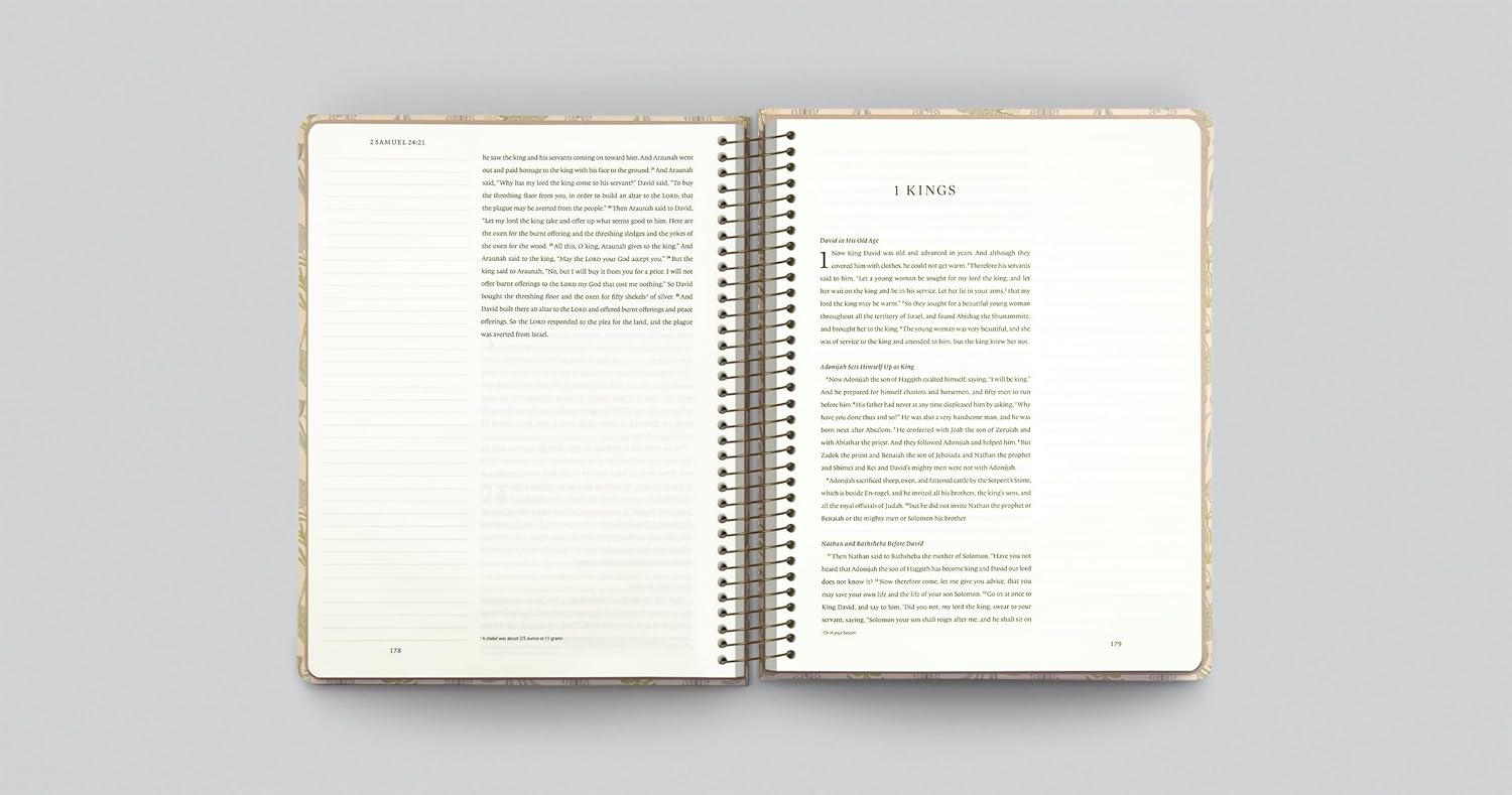 ESV Spiral-Bound Journaling Bible, History (Hardcover, Cover Artwork by Lulie Wallace): Holy Bible, English Standard Version - Image 8