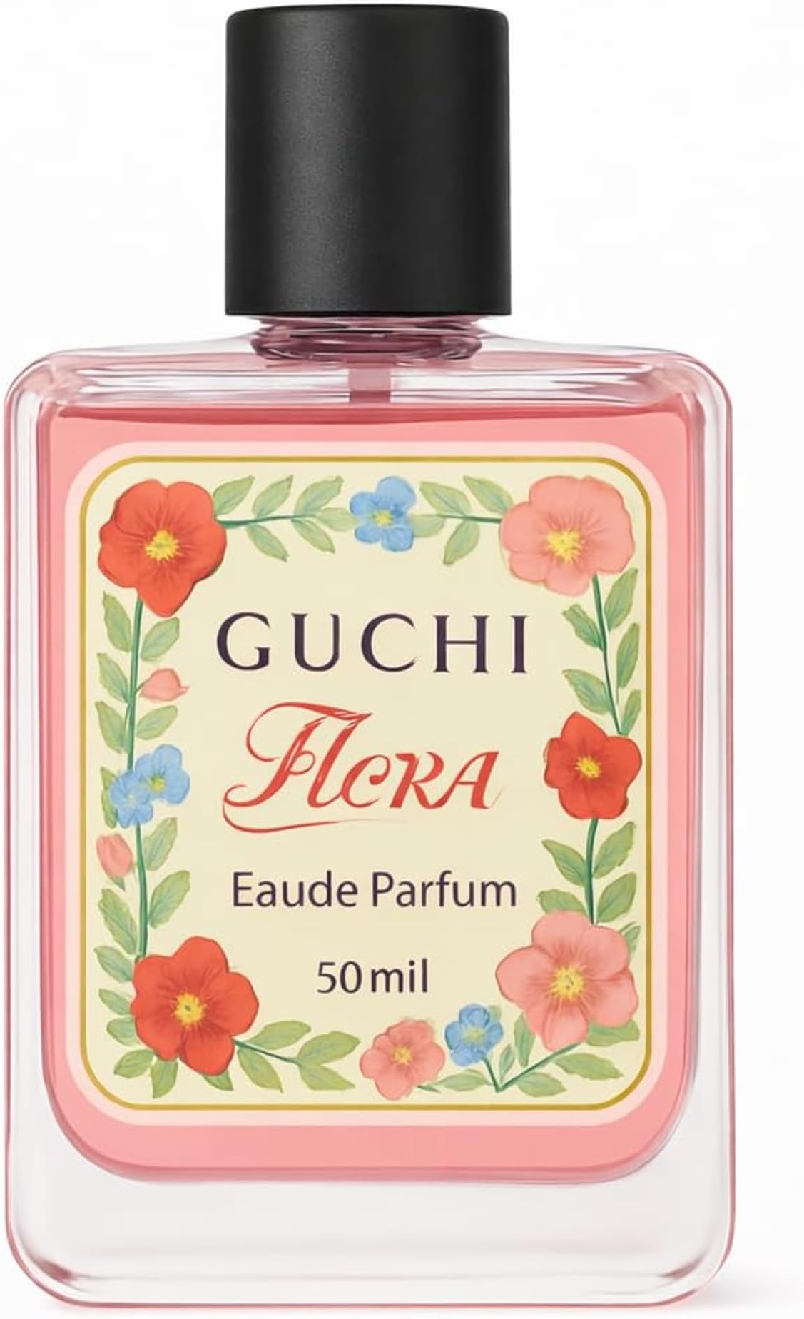GUCHI Floral Perfume for Women 50 ml | Romantic Luxury Fragrance | Long Lasting 8 Hours | Perfect for Date Night & Special Occasions | Inspired by Flora | Gifts for Woman | Long Lasting Eau De Parfum