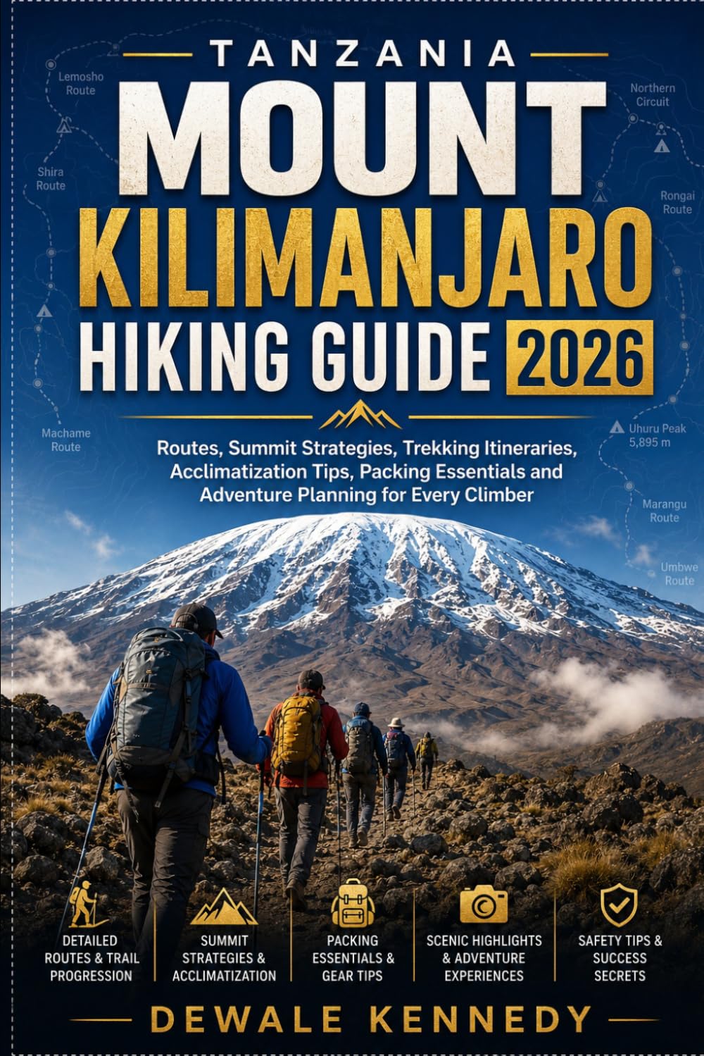 TANZANIA MOUNT KILIMANJARO HIKING GUIDE 2026: Routes, Summit Strategies, Trekking Itineraries, Acclimatization Tips, Packing Essentials and Adventure ... 61 (THE EXPLORER'S TRAIL GUIDE SERIES)