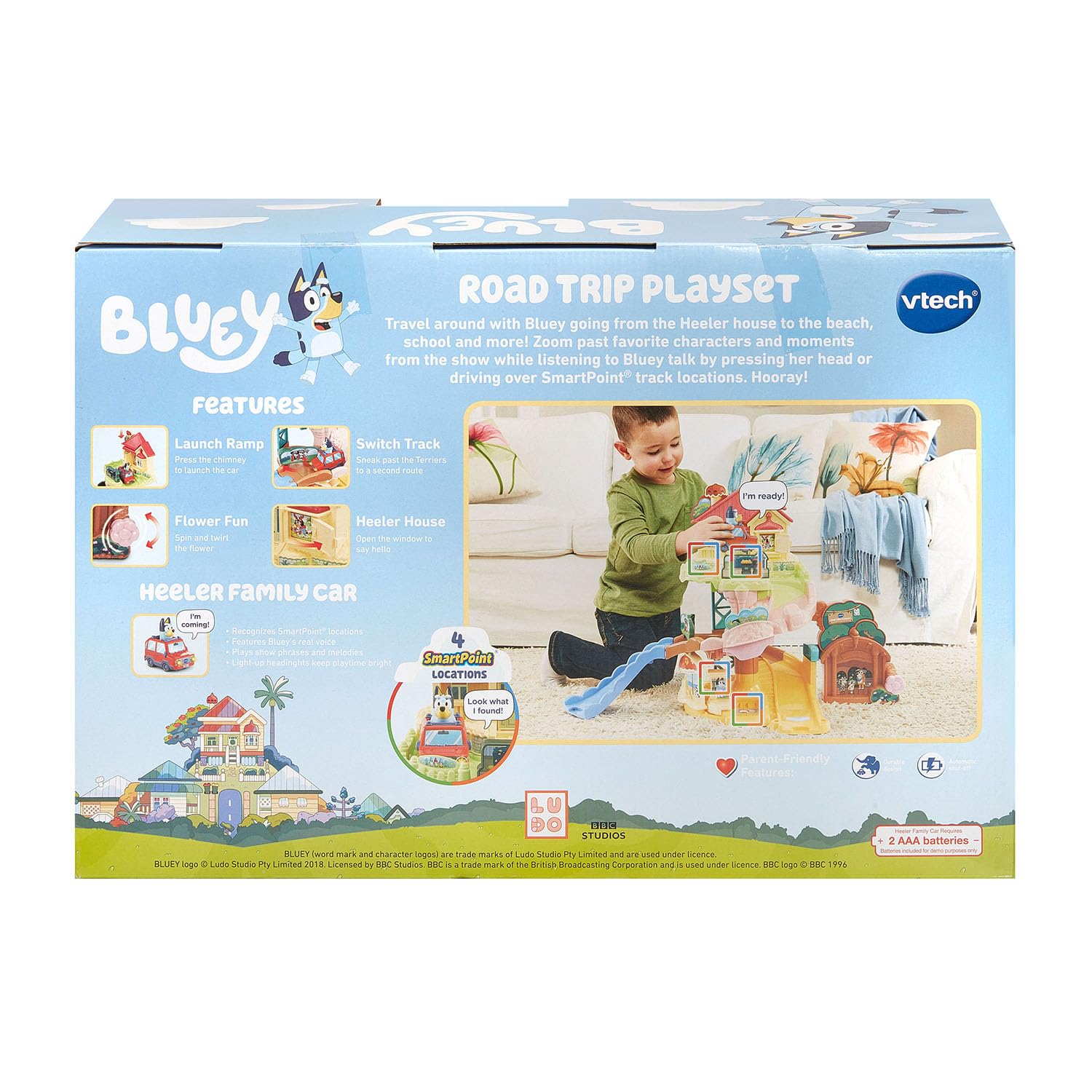 VTech Bluey Road Trip Vehicle Playset