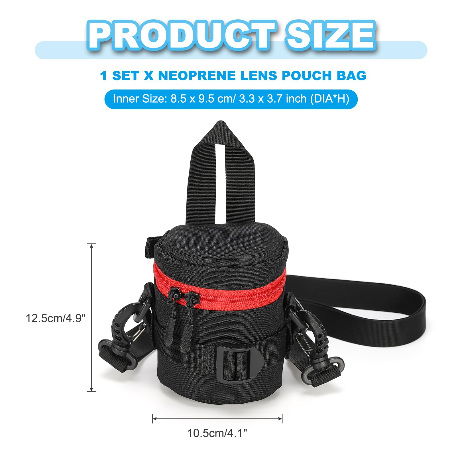 PATIKIL Lens Pouch Case, 3.3