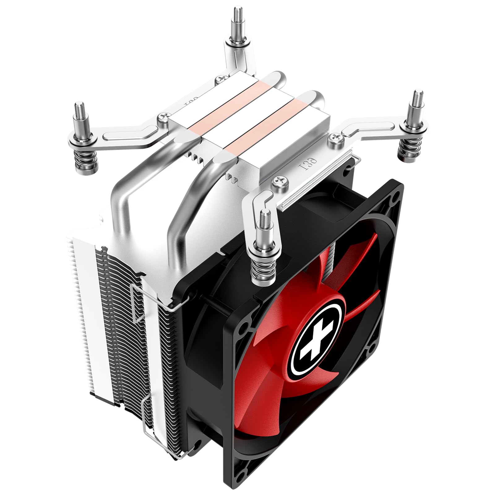 Xilence I402 Ventilateur CPU Tower Intel, LGA 1150/1151/1155/1156/1700/1200, 130W TDP, ventilateur PWM silencieux de 92 mm, installation facile, idéal pour PC Gaming/Office/Home, argent