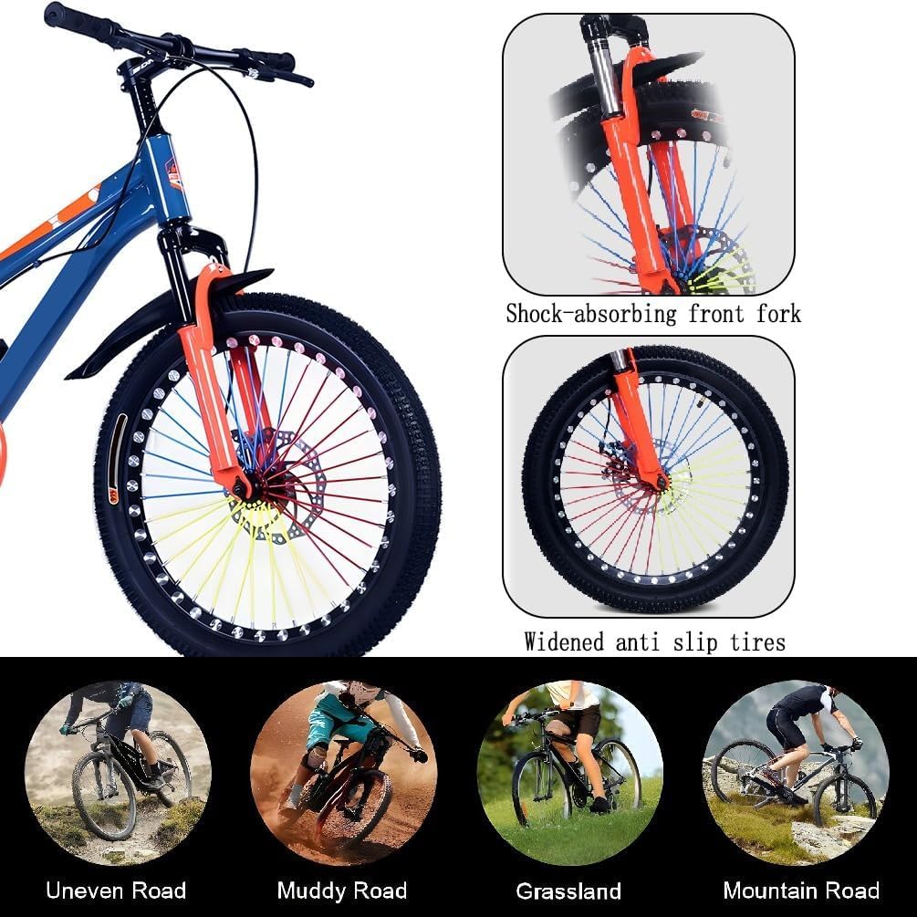 Amazon.co.jp: キッズバイク 18 20 22 インチ自転車、7-16 歳の男の子