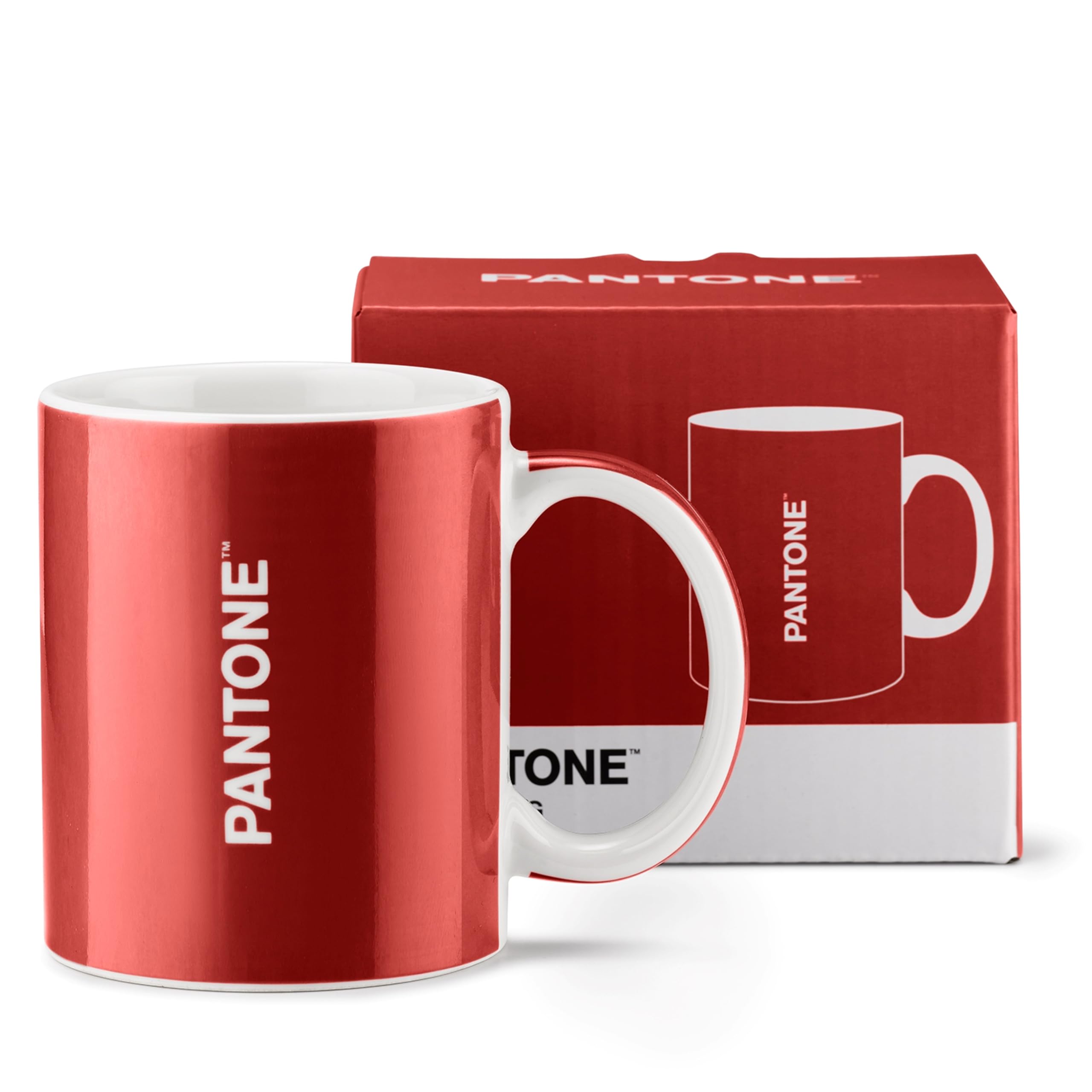 PANTONE - Tazza Colazione Personalizzata Pantone in Porcellana Resistente, Durevole, Antimacchia, Graffi, Odori - Tazze Caffe e The 350ml, Idee Regalo Regali Natale, Mug per Lavastoviglie e Microonde