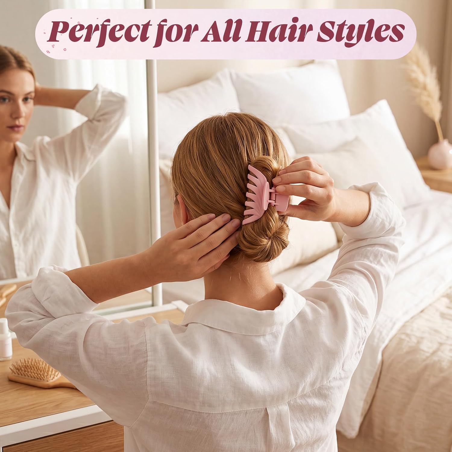 36 Pcs Hair Claw Clips Bulk for Women Variety Pack 7 Styles Claw Clip for Thin Thick Curly Hair Small Medium Large Claws Clip Barrettes Stylish Hairs Accessories Set Ideal Gifts for Women