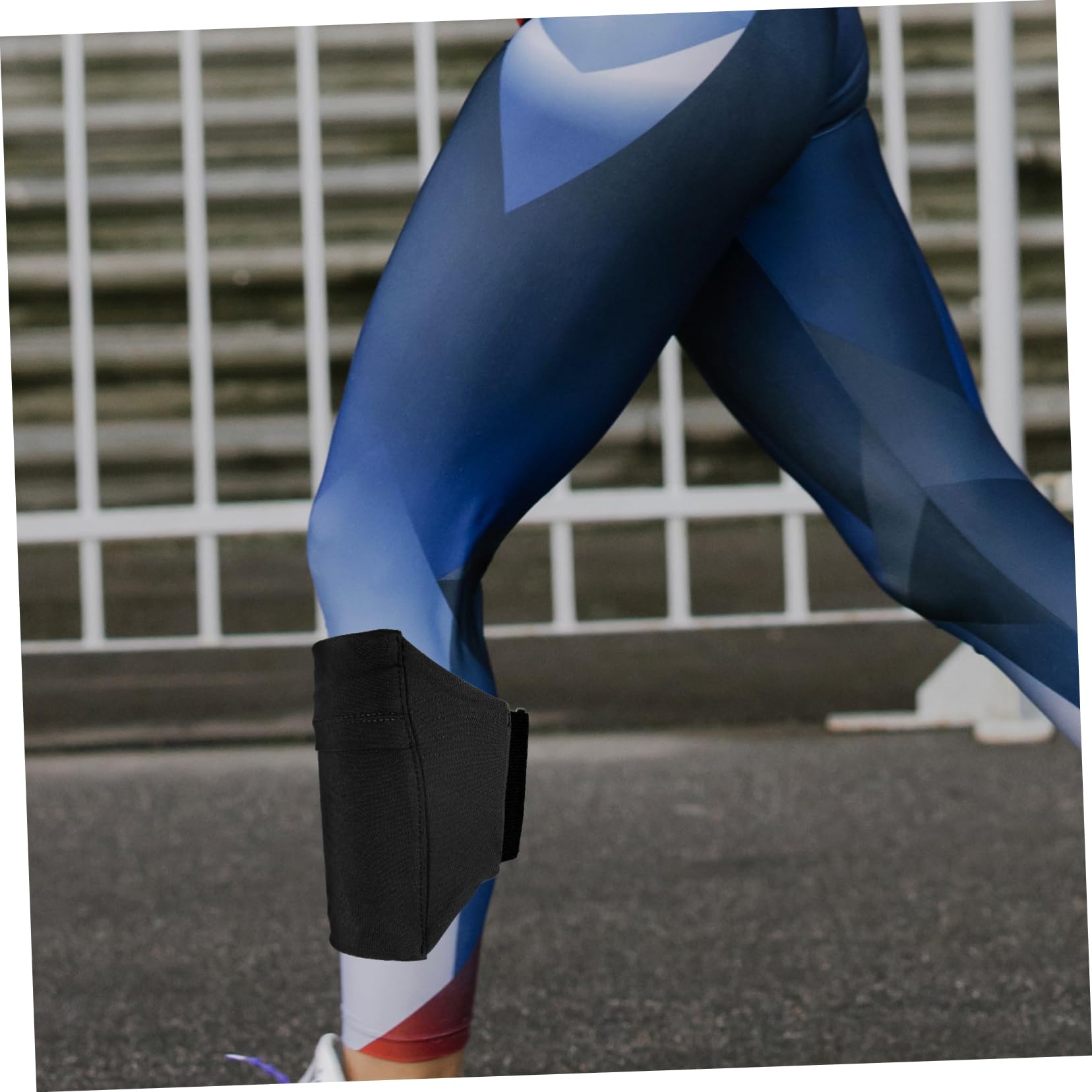Toddmomy Borsetta Corsa per Cellulare Gamba per attività Outdoor Design Antishock per Smartphone Materiale Antiscivolo E Resistente