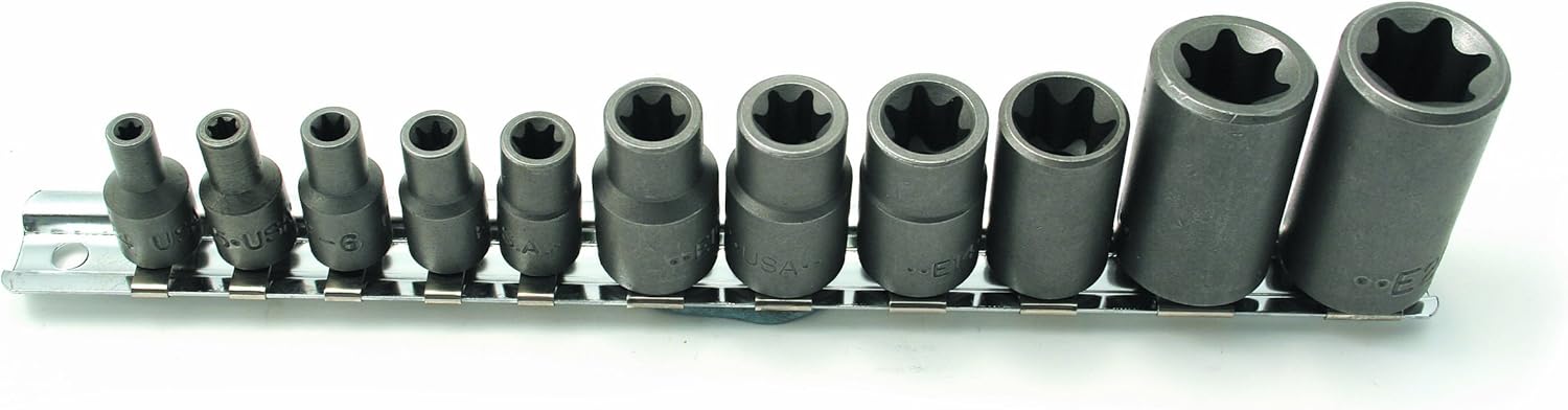 CTA Tools 9640 E4-E20 11-Piece Master External Torx Socket Set