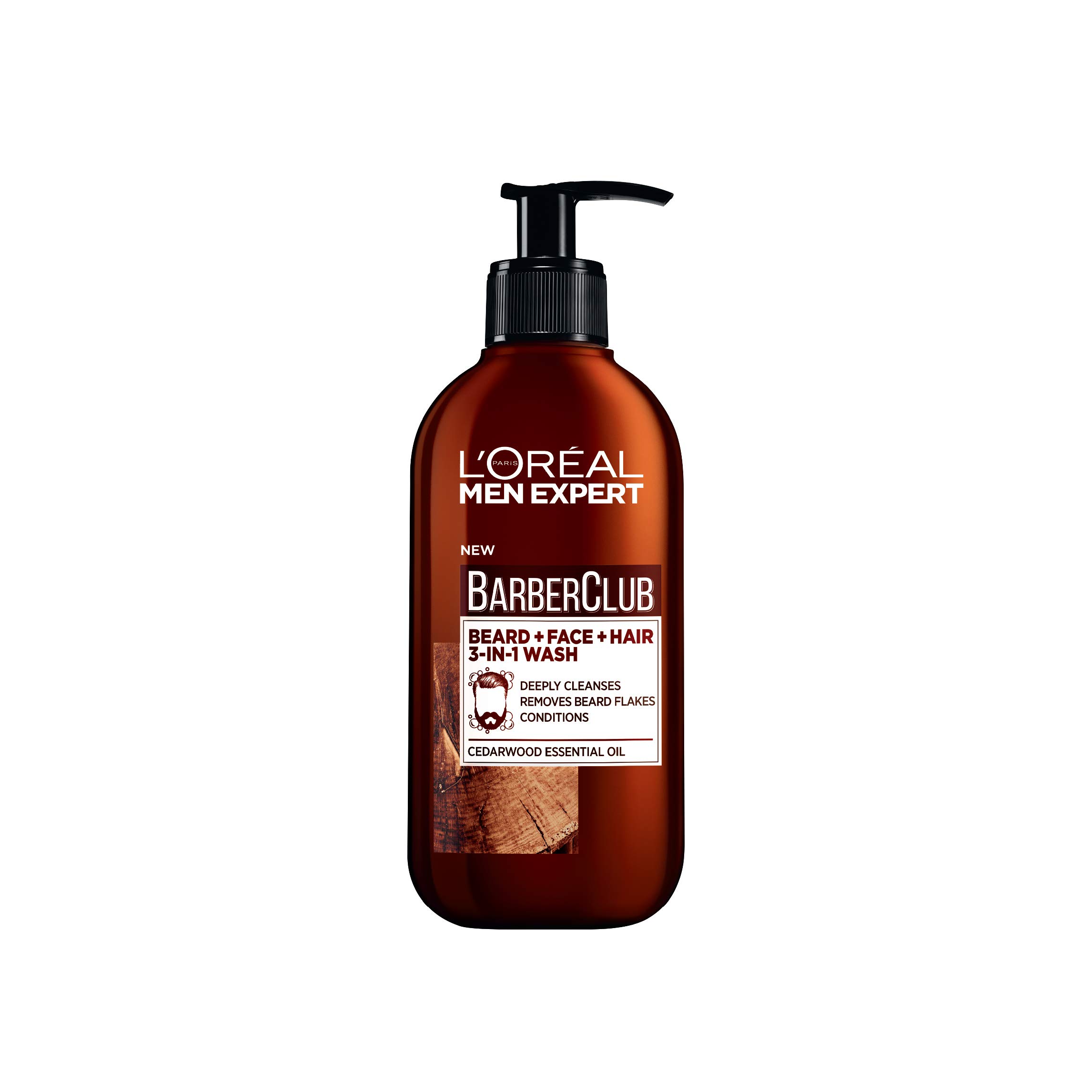 L'Oreal Paris Men Expert Barber Club, Beard + Face + Hair, 3-In-1 Wash, 200ml-picture-38