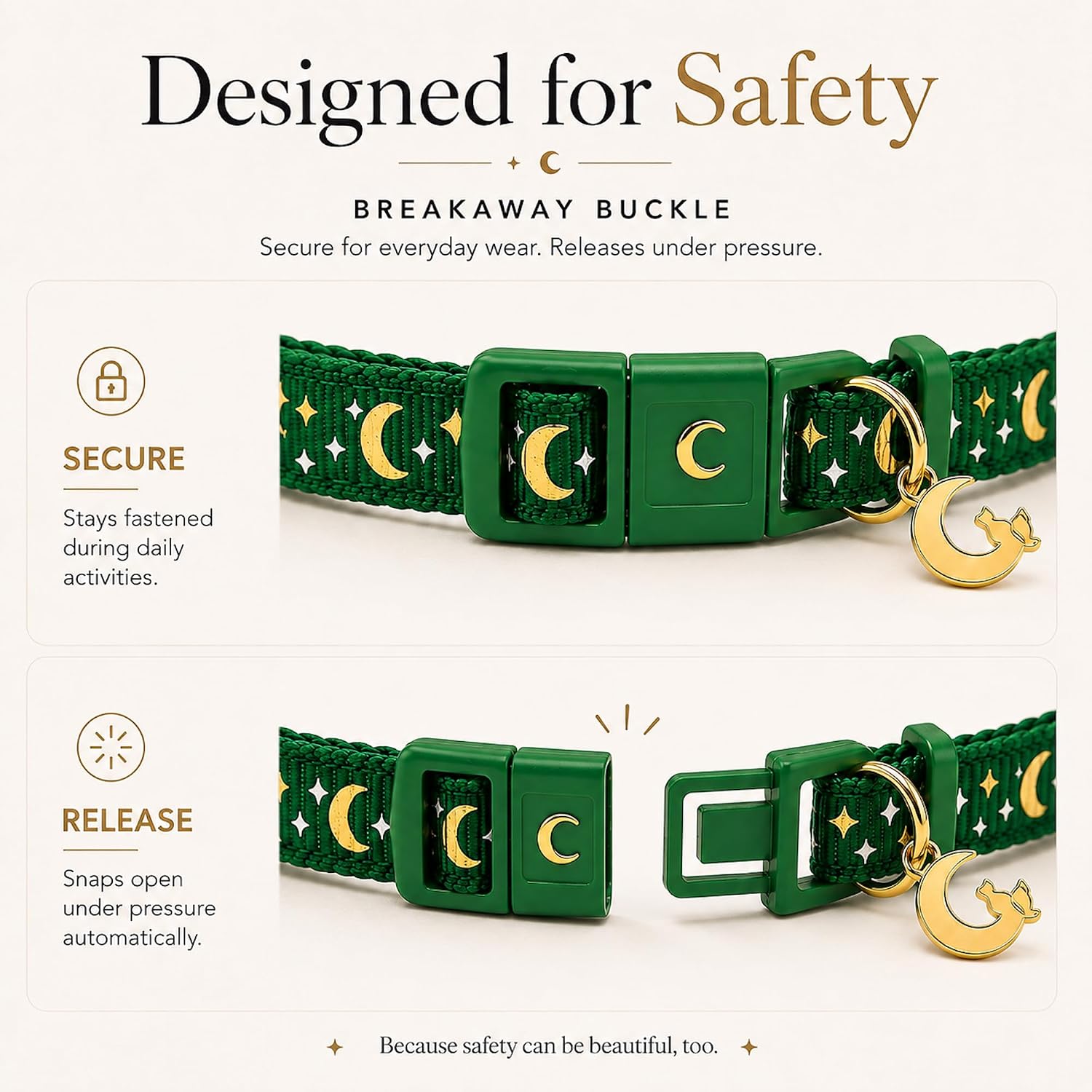 Breakaway Cat Collar with Bell for Kittens & Cats image 4