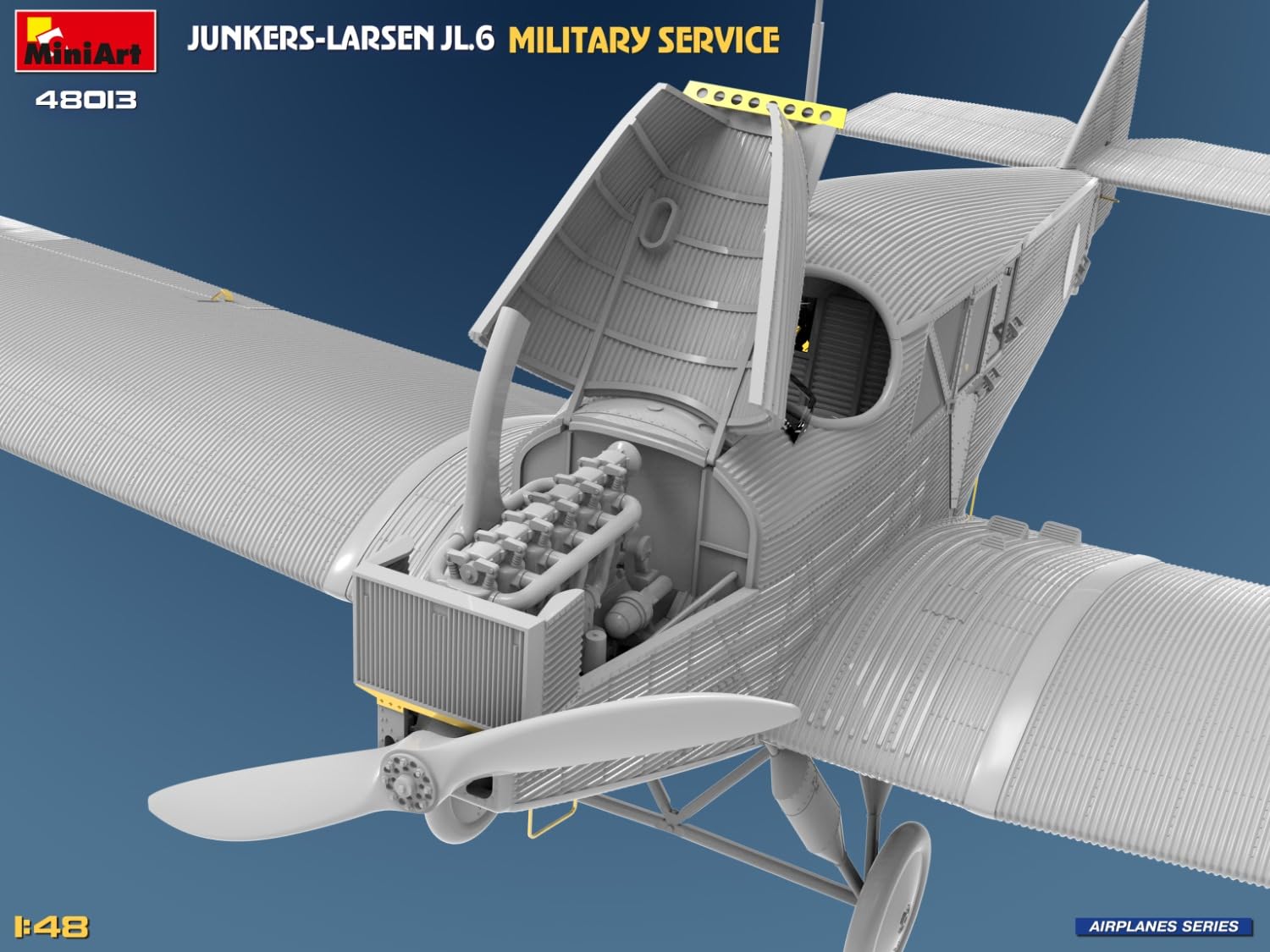 Mini Art 48013 1:48 Junkers-Larsen JL.6. Service Militaire - Reproduction fidèle, modélisme, kit Plastique, Bricolage, Loisirs, Collage, kit modèle, à Assembler