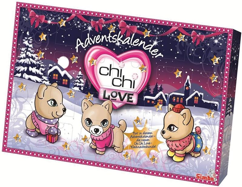 Chi Chi Love - Advent Calendar - includes 3 EXCLUSIVE Mini Chi Chi Love Christmas Dogs - 61994