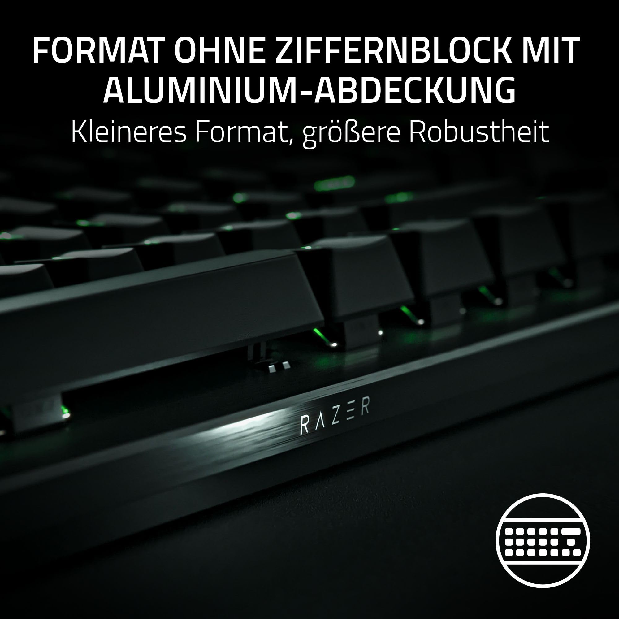 Razer Huntsman V3 Pro Tenkeyless - Analoge optische TKL E-Sport PC Gaming-Tastatur ohne Ziffernblock - Snap Tap - Rapid Trigger - Digitaler Drehregler & Steuerungstaste - QWERTZ DE-Layout | Schwarz