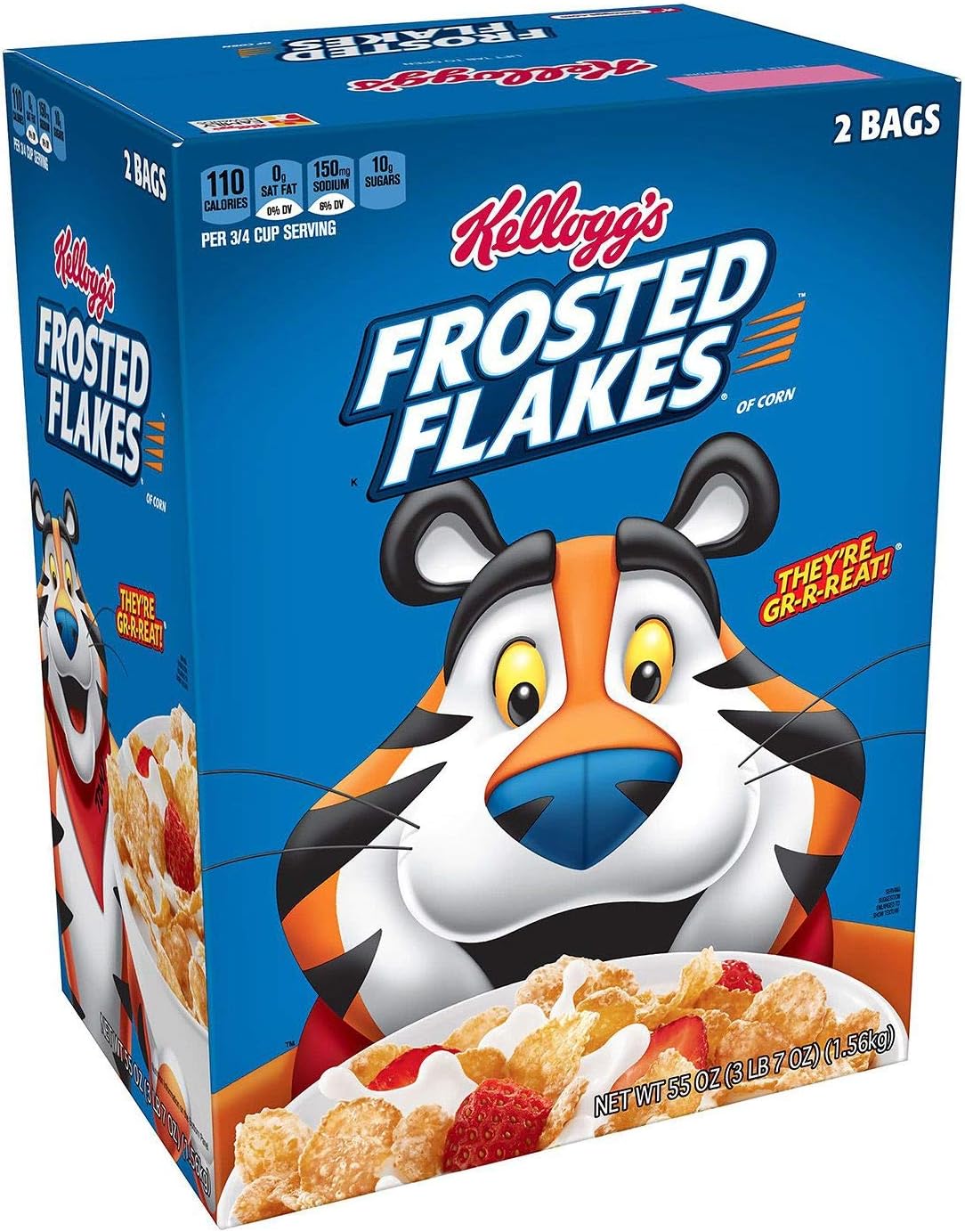 Kellogg's Frosted Flakes Cereal (55 oz.)