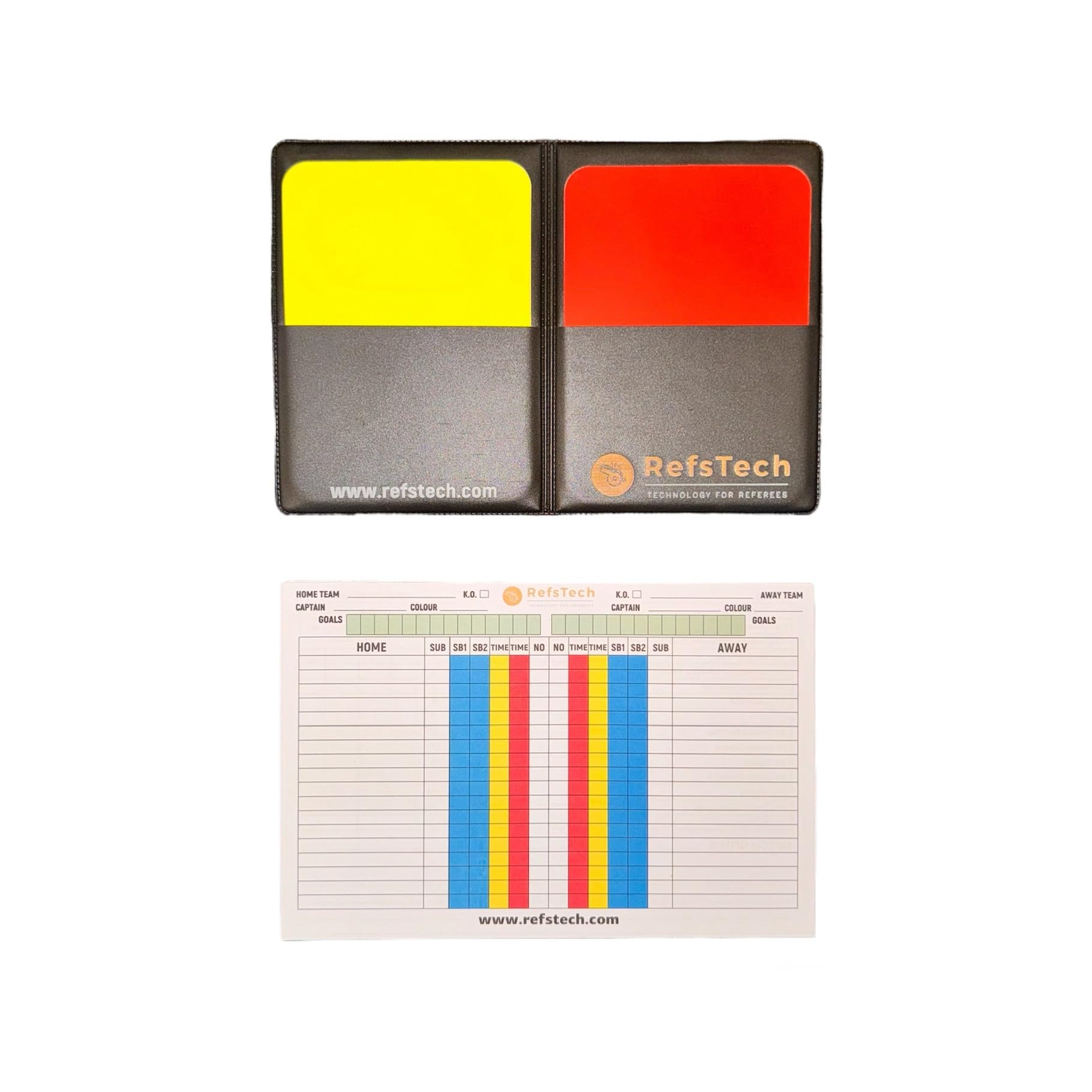 Referee Match Pad with SinBin + Card Wallet + Yellow & Red Cards