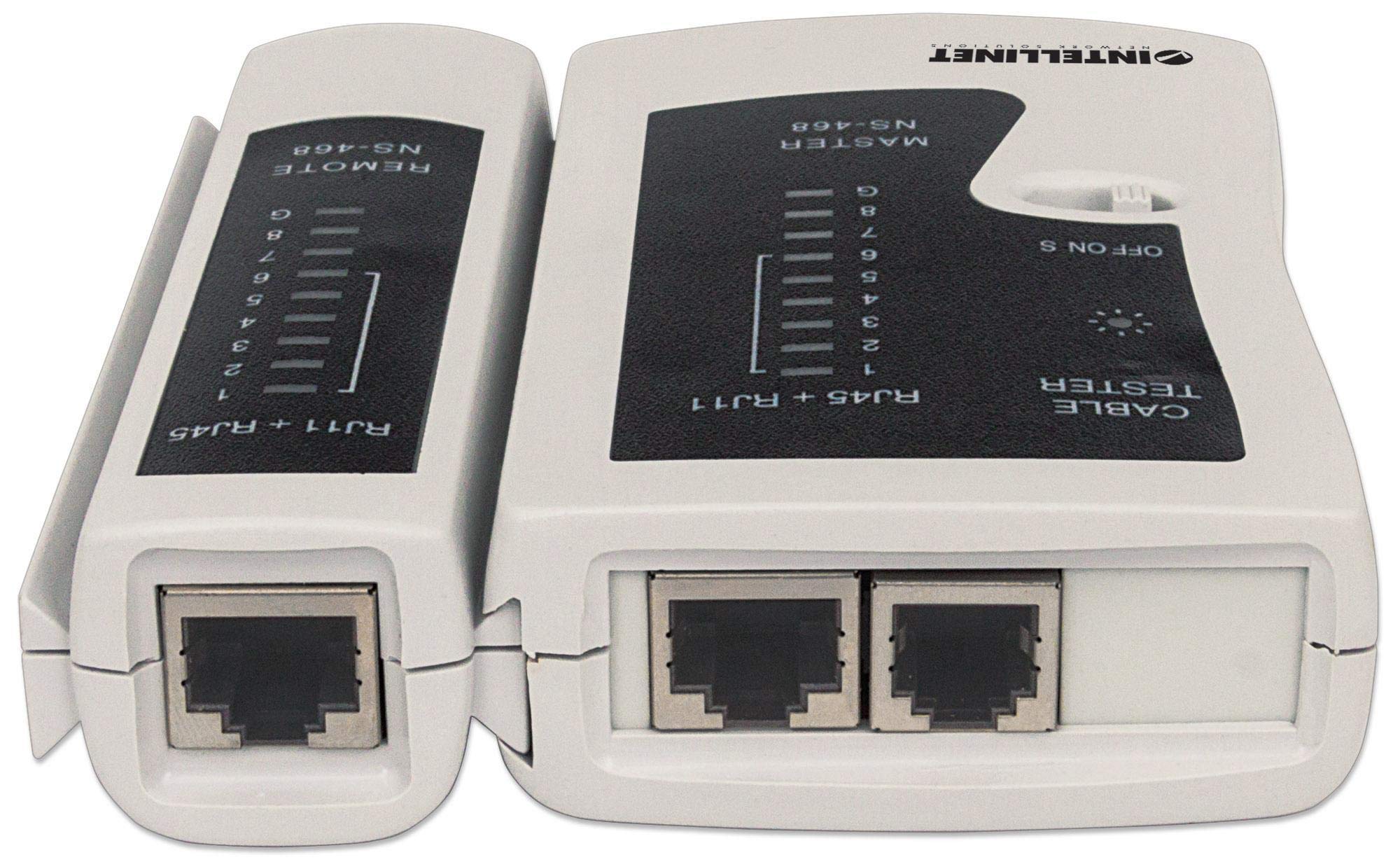 Intellinet Tester Professionale RJ45 e BNC