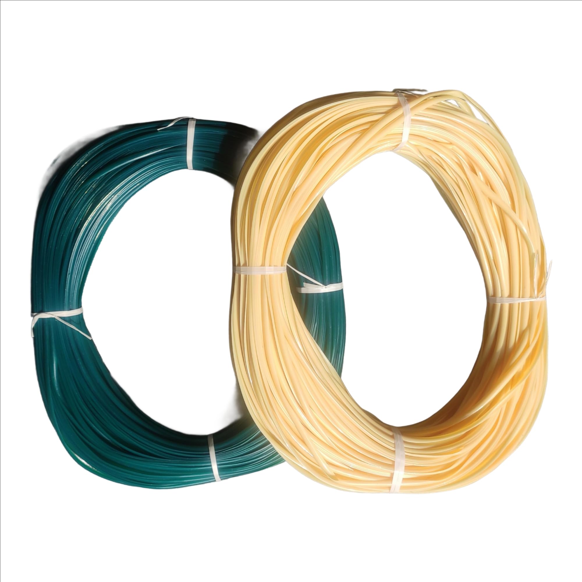 Basket Weaving Wire Roll – Green & Cream Combo | Flexible Plastic Craft Wire for DIY, Pooja Basket Making & Art Work (Approx. 200g)-picture-19