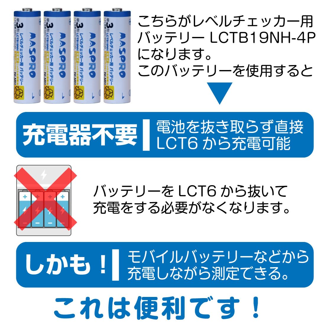 Amazon | マスプロ電工(MASPRO) 3点セット LCT6 デジタルレベル