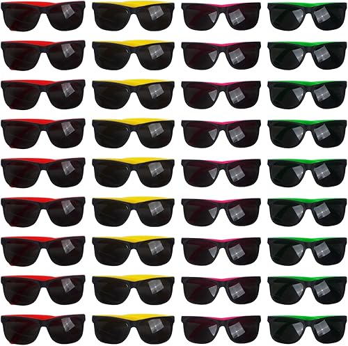 Miniatura 2 de Funny Party Hats Gafas de sol de neón - Paquete de 36 - Gafas de sol a granel - Gafas de fiesta - Fiesta en la piscina - Recuerdos de fiesta en la