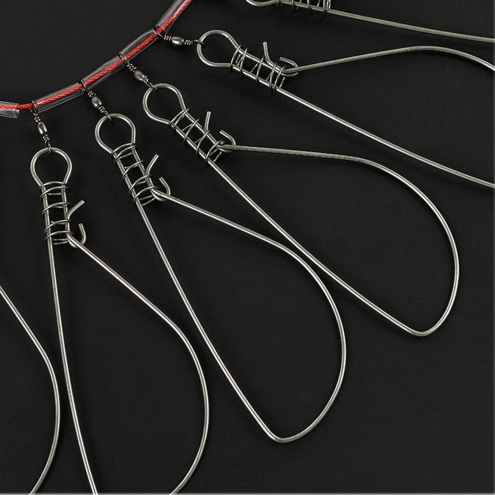 Acero Inoxidable Stringer de Peces Vivos, con Acero Inoxidable Broches, Flotador de Naranja, Bolsa de Almacenamiento, Articulos de Pesca, Peces Artificiales Pesca, Carpfishing Kit Pesca
