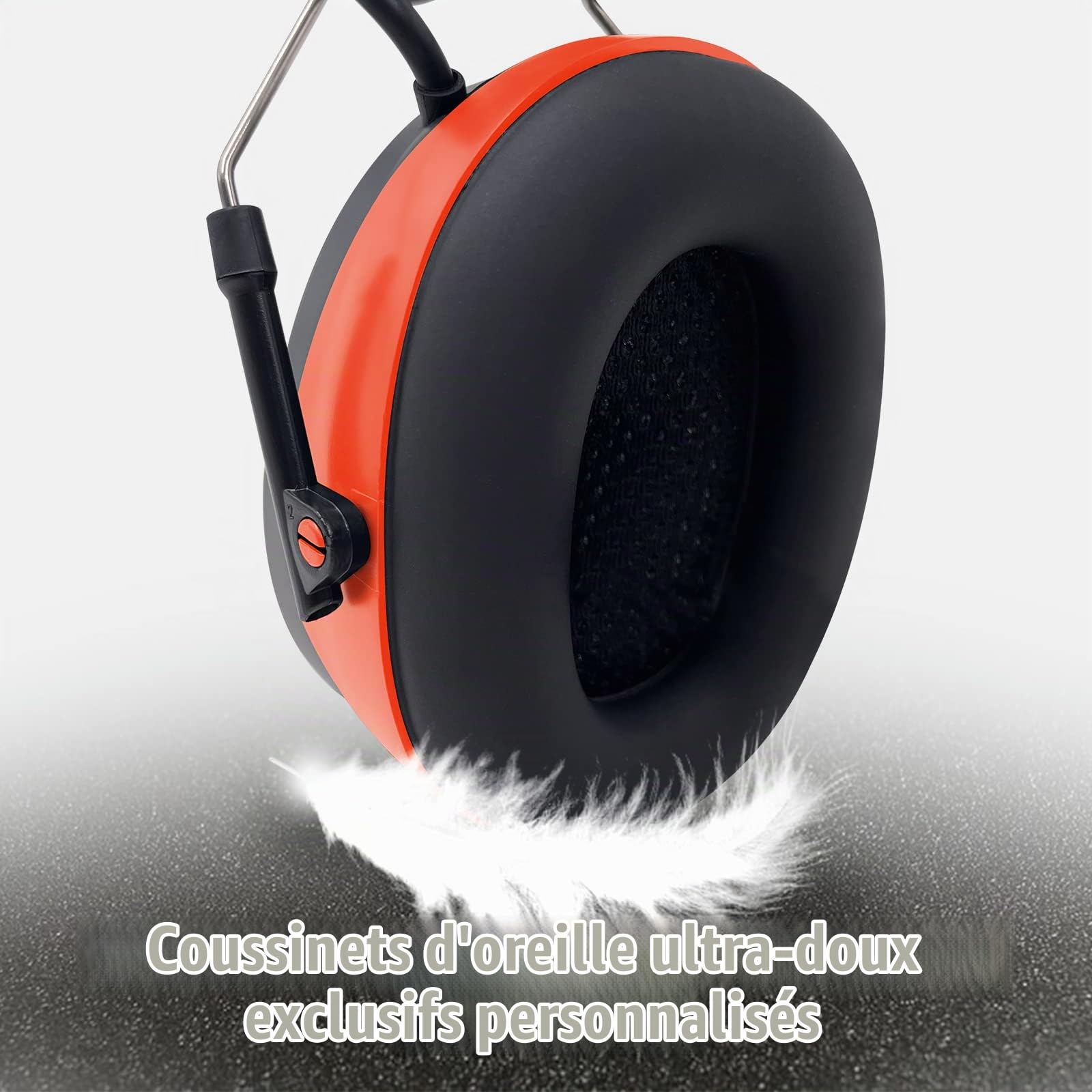 Casque anti Bruit Radio DAB + / FM et Bluetooth 5.4, casques sans fil à annulation de bruit pour atelier, jardin/tonte, SNR 30dB