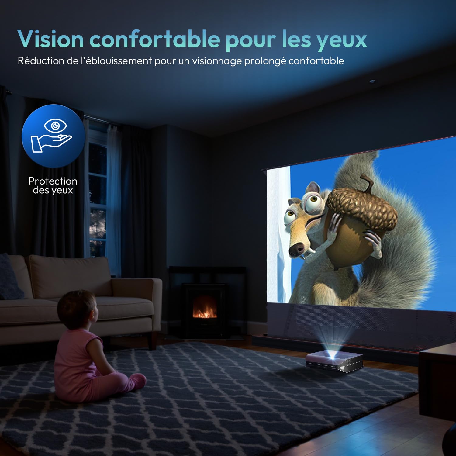 Écran Projecteur ALR Motorisé Sol UST/Standard 100 Pouces