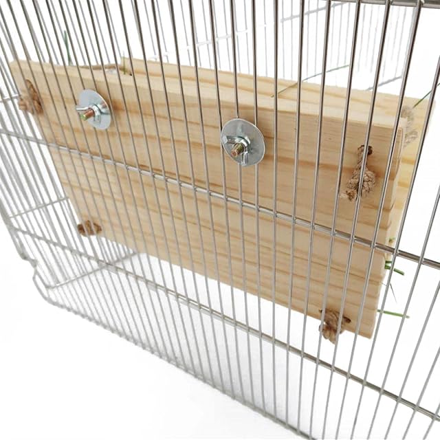 Foto 5 de 8 de Comedero plegable de madera para conejos, dispensador de heno menos desperdiciado