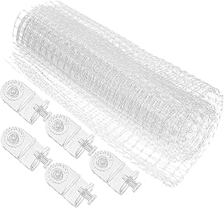 VILLCASE Anti-Jump Net for Fish Tank Glass Containers Glass Aquarium Fish Escape-Proof Net Aquarium Netting Cover Aquarium Mesh Screen Fish Tank Protective Net Fish Anti-Jumping Net 1 Set