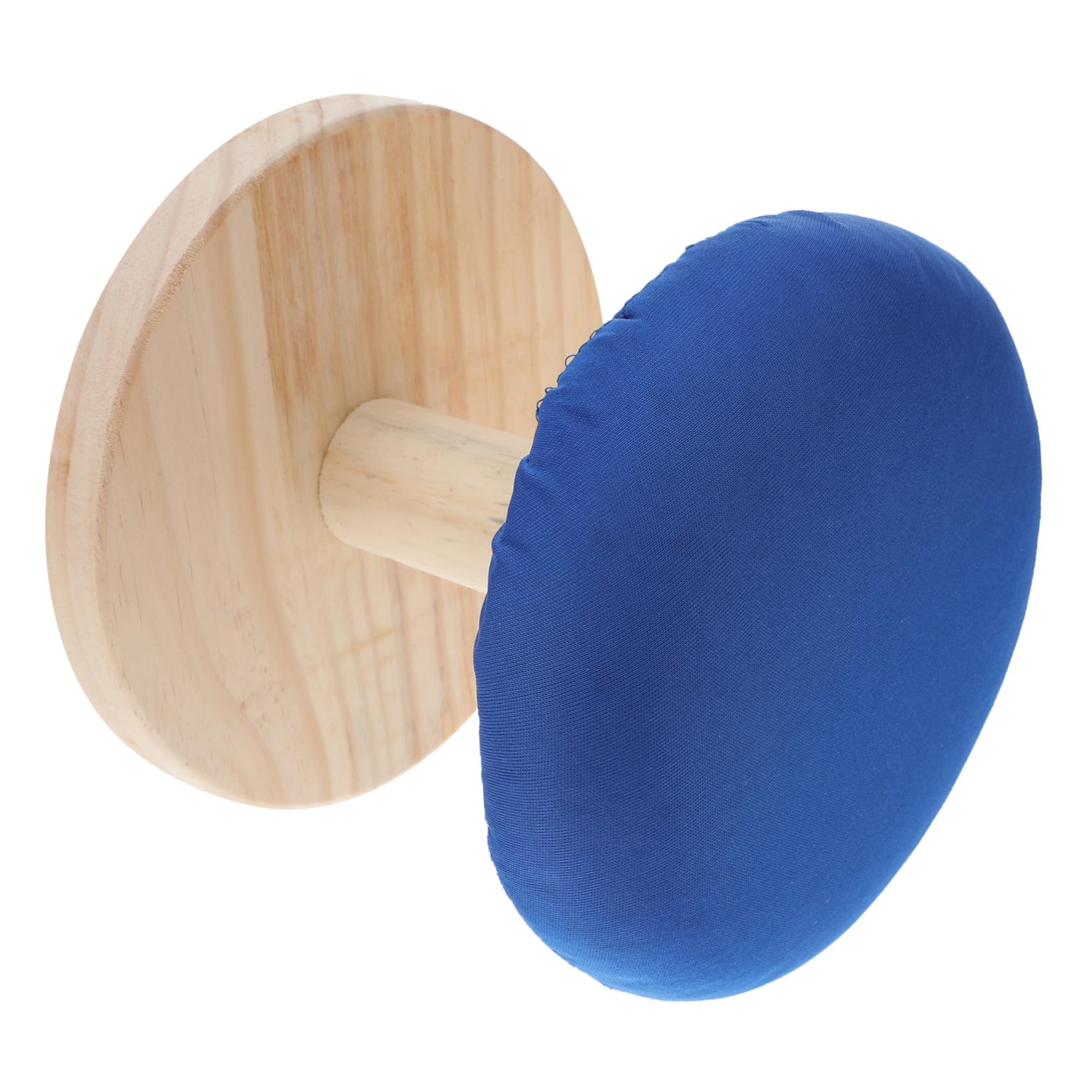 Taburete de Planchado Redondo Compacto con Base de Madera Estable y Almohadilla Aislante para Hogar Herramienta Práctica para Planchar y Costura