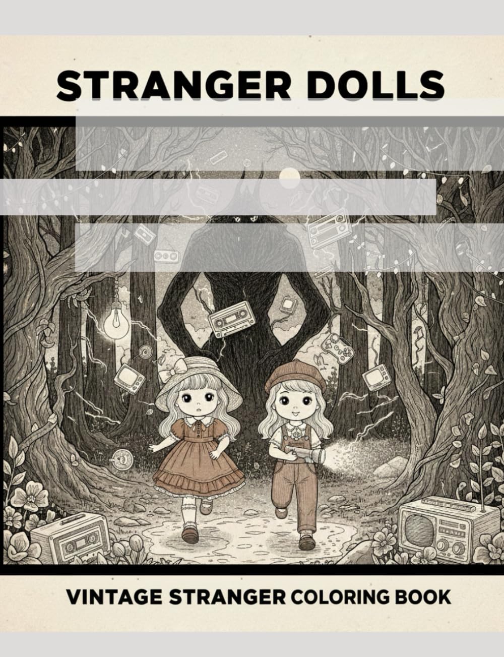 STRANGER DOLLS: Sekiguchi Japan style Doll (80's style coloring books)