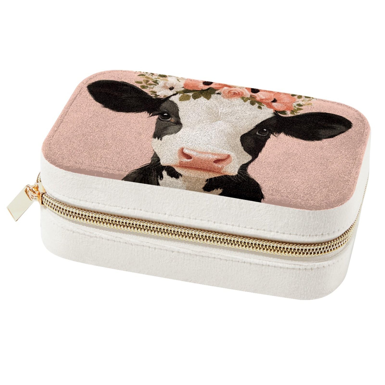 Boîte à bijoux portable pour demoiselle d'honneur et voyage