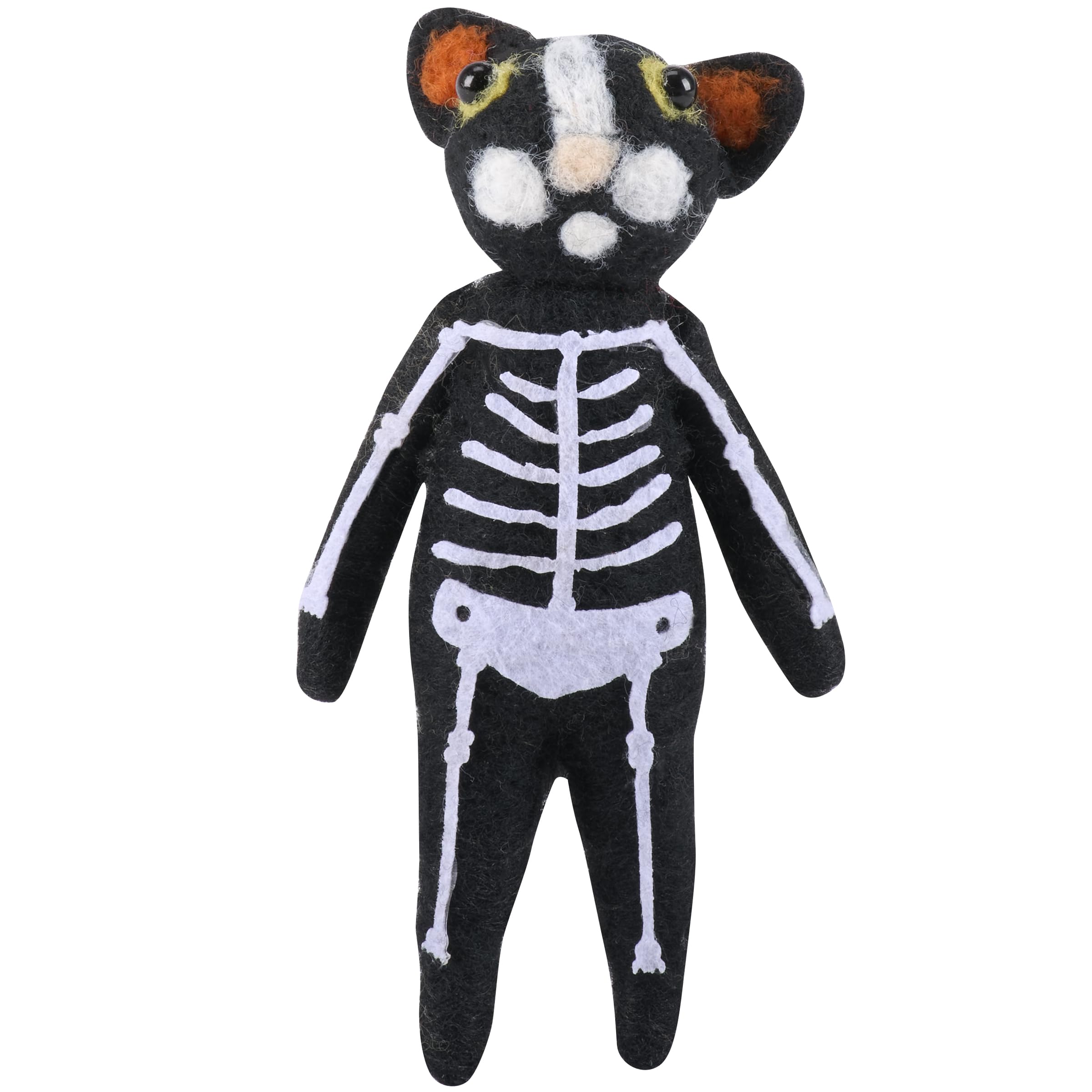 Chat squelette figurine coordonnee pour une presentation delicieuse