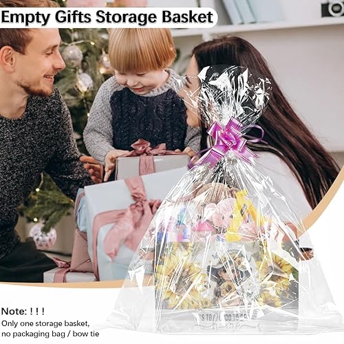 Vista 106 de Cestas de almacenamiento con asas, cubo de almacenamiento rectangular de tela rectangular plegable de juguetes para armario, estantes, lavandería, C