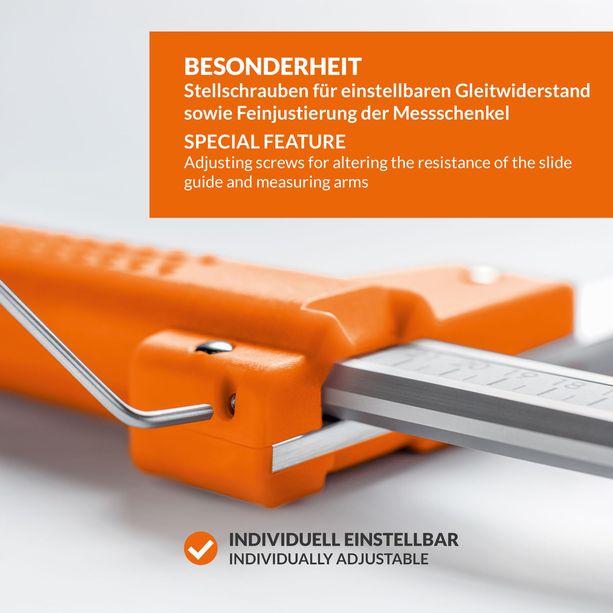 MK-201860 Messkluppe 60 cm – Präzisionswerkzeug für Wertholzvermessung, abriebfeste beidseitige Ziffernskala, ergonomischer Griff aus Aluminium, KWF-geprüft - 60cm