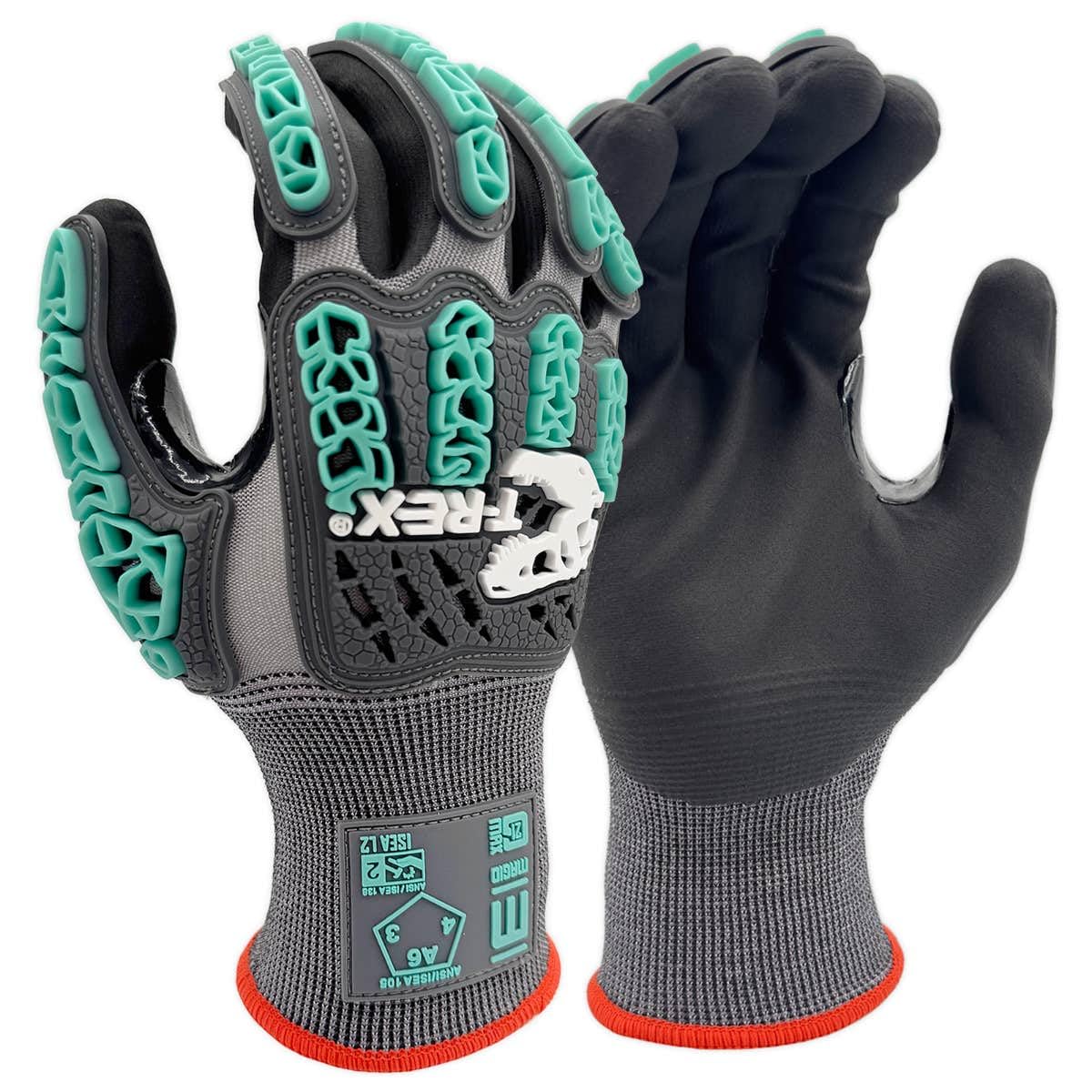 MAGID TRX463 T-REX Impact Work Gloves - ANSI A6 Cut Resistant
