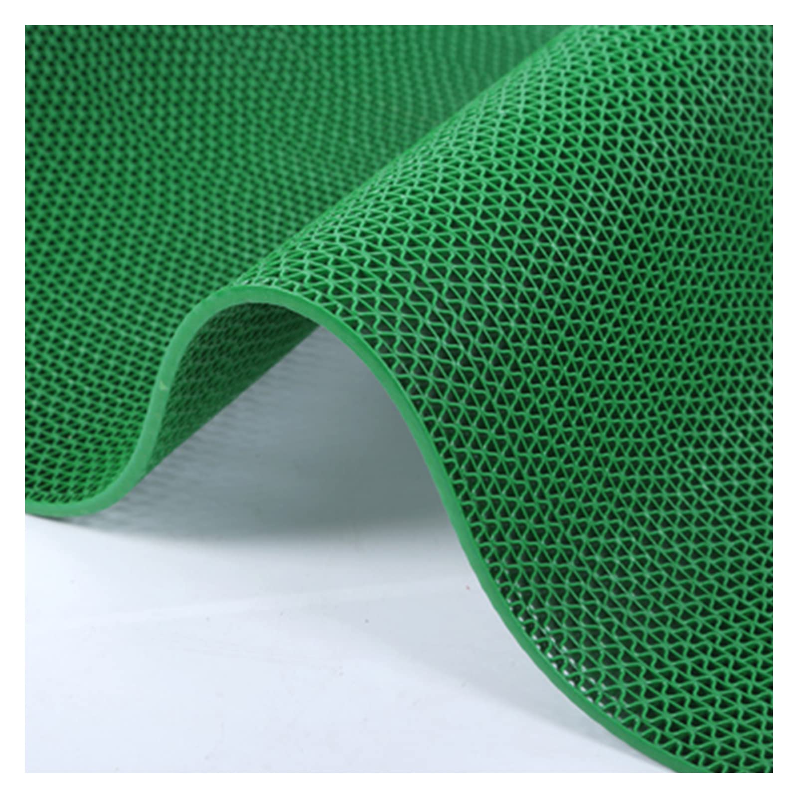 GTHTUHFD Drainage Flooring Mats Commercial Anti-Fatigue Rubber Matting 3X10 Ft Heavy Duty Non-Slip Floor Mats For Garage Pools Restaurant Bathroom Patio Outdoor Indoor Sauna Spa,B,Verde