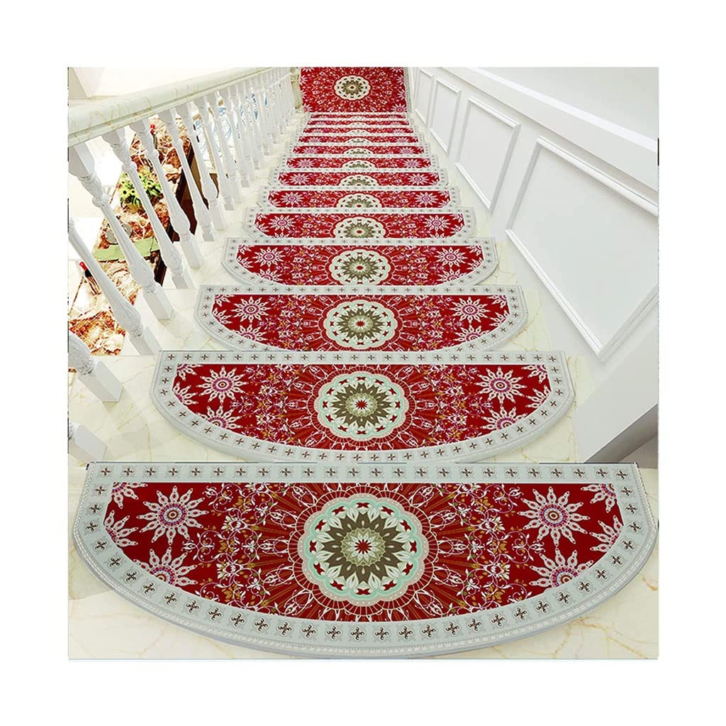 Alfombras de escalera decorativas con flores para crear ambientes cálidos en el hogar