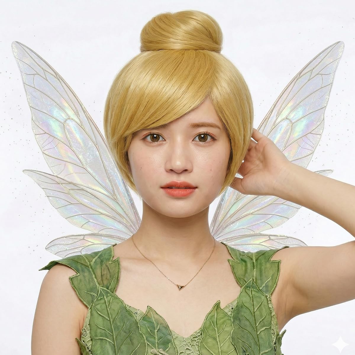 Amazon.co.jp: monoii 妖精 ウィッグ コスプレ ハロウィン かつら