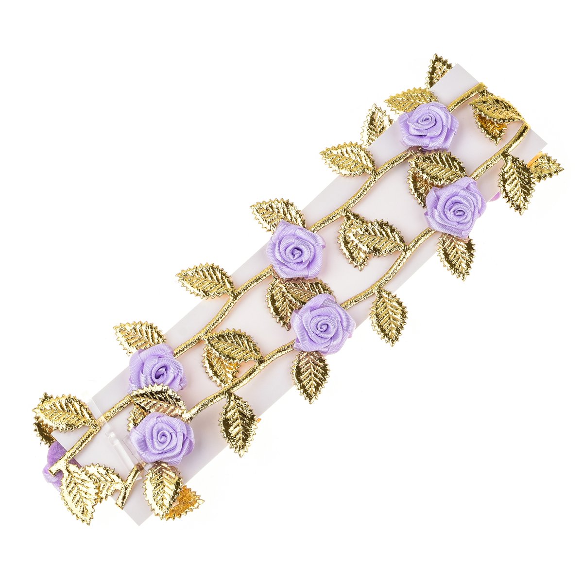 June Bloomy Baby and Mom Golden Leave Headband Hair Accessories Photoprop